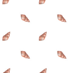 Seamless watercolor underwater life pattern. Boundless pattern can be used for web page backgrounds, wallpapers, wrapping papers, invitation and summer designs.