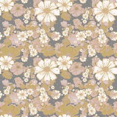 Floral beige pattern