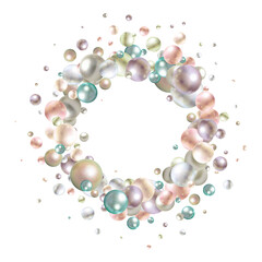 realistic 3d balls with shadow. Design element. eps 10