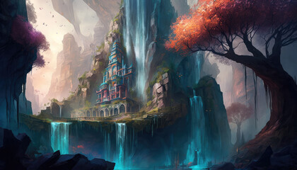 Fantasy Realm Landscape