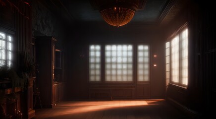 Interior of a empty room [AI Generated]