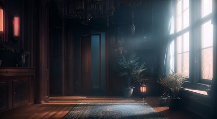 Interior of a empty room [AI Generated]