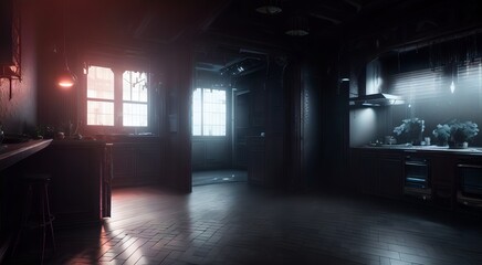 Fototapeta na wymiar Interior of a empty room [AI Generated]
