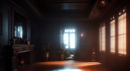 Interior of a empty room [AI Generated]