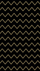 geometric abstract stripes in kitsch black and gold design