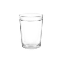 glass of water isolated on  transparent png