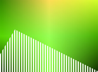 Bars and Lines Nature Green Gradient Background for presentations in school, office, and business. RGB