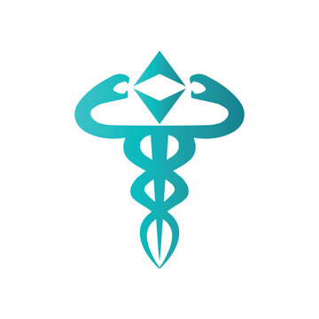 hermes logo pharmacist logo healing icon modern corporate, abstract letter logo
