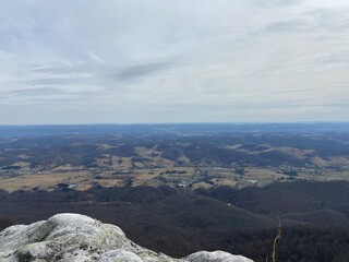 Fototapeta na wymiar White Rocks - Lee County, VA