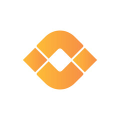 motif logo luck icon simple use goodwill symbolmodern corporate, abstract letter logo