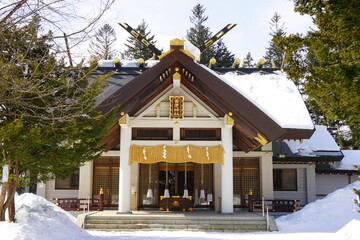 Otofuke Jinja or Shrine in Obihiro, Hokkaido, Japan - 日本 北海道 帯広 音更神社