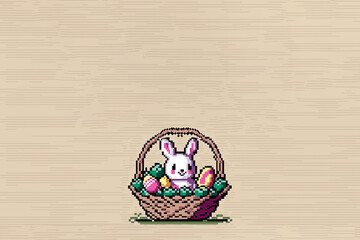 Egg-citing Pixels: A Colorful Easter Delight
