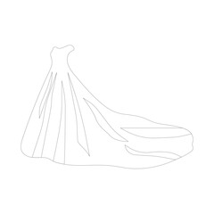 wedding dress icon