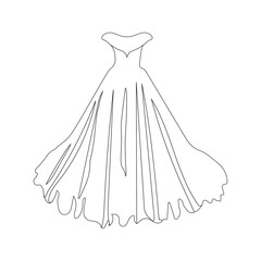 wedding dress icon