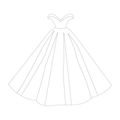 wedding dress icon