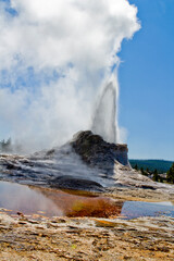geyser in national park