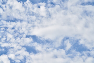 Fototapeta premium Beatiful blue sky with clouds on a sunny day