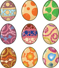 Easter Naive Eggs Collection