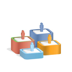 3D statistics graph, demographics chart, population datum,people modern infographic vector elements.