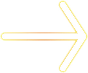 Obraz premium Right arrow symbol with halo style, icon