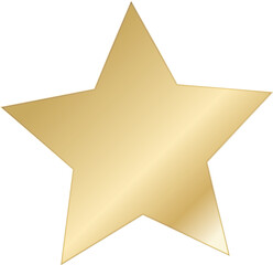 Gold style star pattern, icon