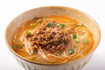 坦々春雨スープ