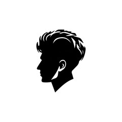 silhouette of head facing sideways
