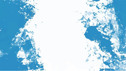 Abstract blue watercolor background for your design, watercolor background concept, vector.