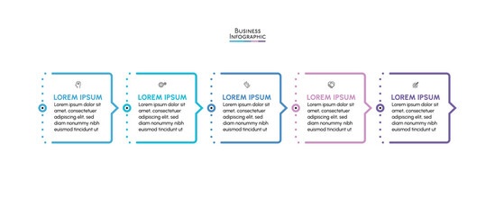 Business data visualization. timeline infographic icons designed for abstract background template milestone element modern diagram process technology digital marketing data presentation chart Vector