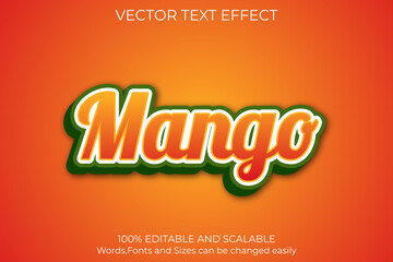 Modern 3D editable text effect