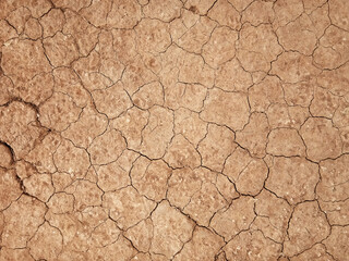 The ground has cracks in the top view for the background