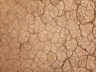 The ground has cracks in the top view for the background