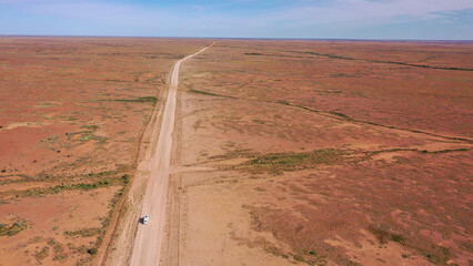 driving through the outback desert country of Australia. © 169169
