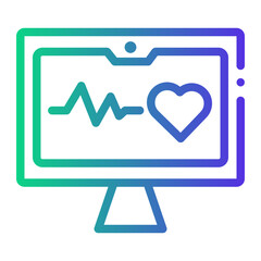 ecg monitor icon