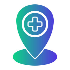 Obraz premium pin icon