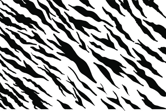 Zebra For Tecture Fabric Print Textile Vector Stock Illustrations