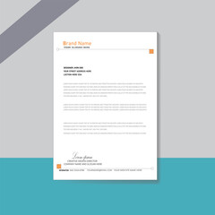 Letterhead  Minimal Corporate Layout Template