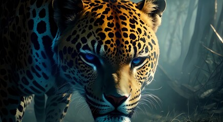 "Majestic Leopard in the Wild" [AI Generated]
