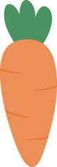 Cartoon Carrot Doodle