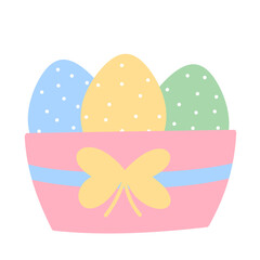 Easter Eggs in a Bowl