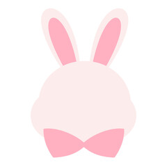 Bunny Rabbit Cartoon Head