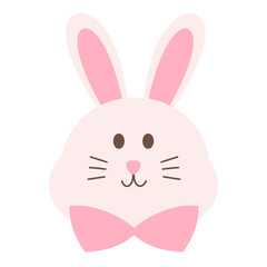 Bunny Rabbit Cartoon Head