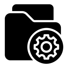 folder glyph icon