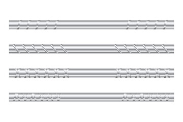 Stainless Steel TMT bar Vector Design 