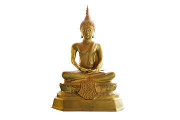 golden Buddha statue for worship