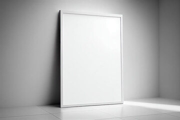 White empty frame for art or photographt