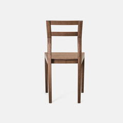 Dark wooden chair, comfortable sitting chair for house