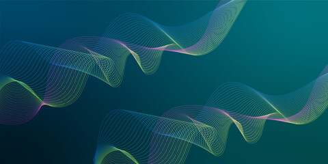 Abstract modern liens background design. Wave blue lines element. You can used for Web, Wallpaper, Template, Desktop background, Business banner, poster and many more.