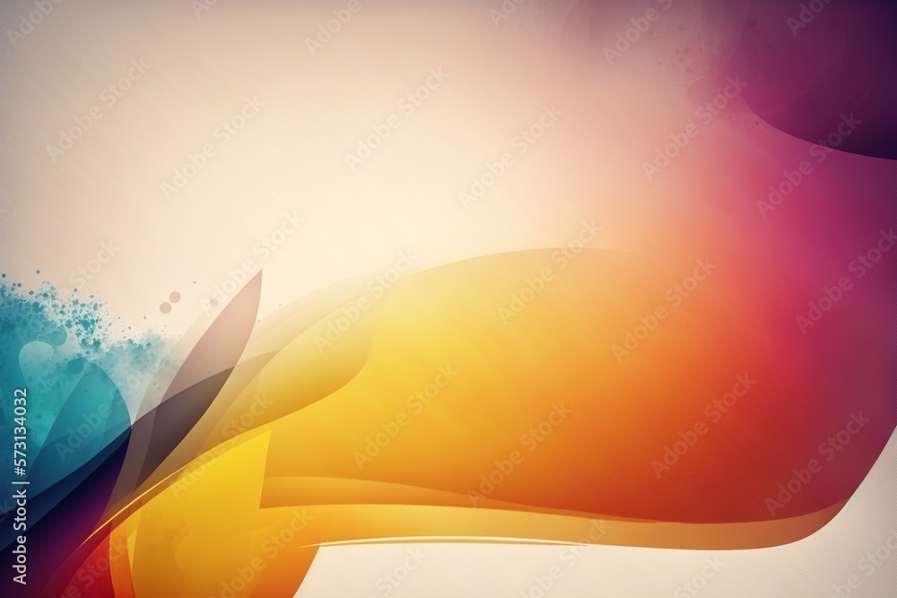 Poster colorful textural abstract background illustration with empty space for text. generative ai