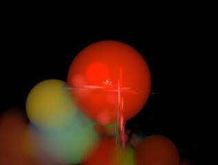 Imaginatory fractal abstract background Image